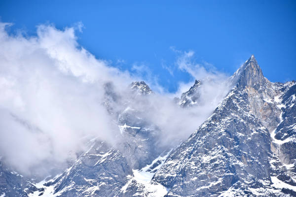 Himalayan range at Lukla