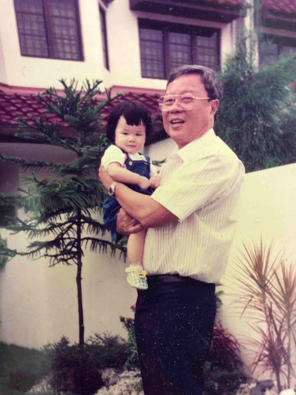 My Peranakan grandfather who taught me to speak good English growing up.