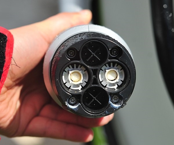 CHAdeMO connector for DCFC rapid charging